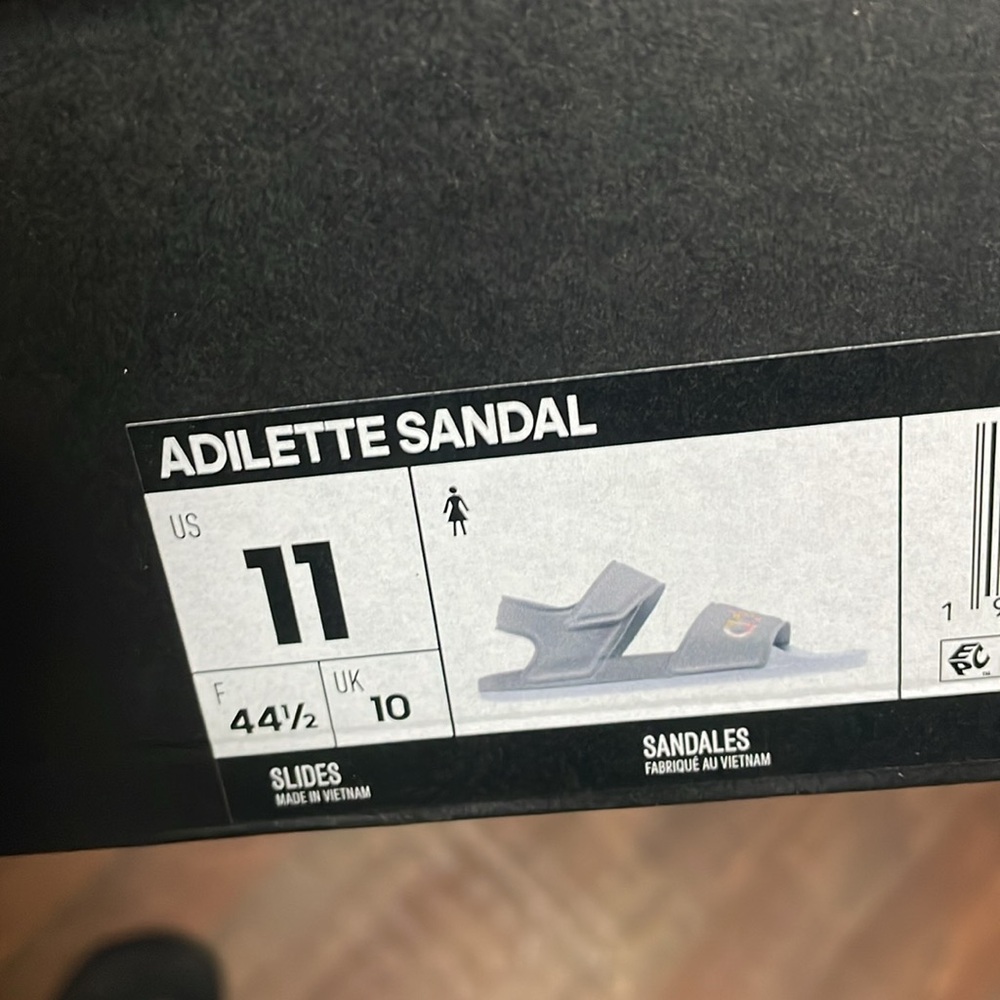 adidas White and Multicolor Sandals - Picture 7 of 7
